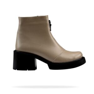 Купити бежеві черевики Shtayer Моллі з натуральної шкіри – правий ракурс