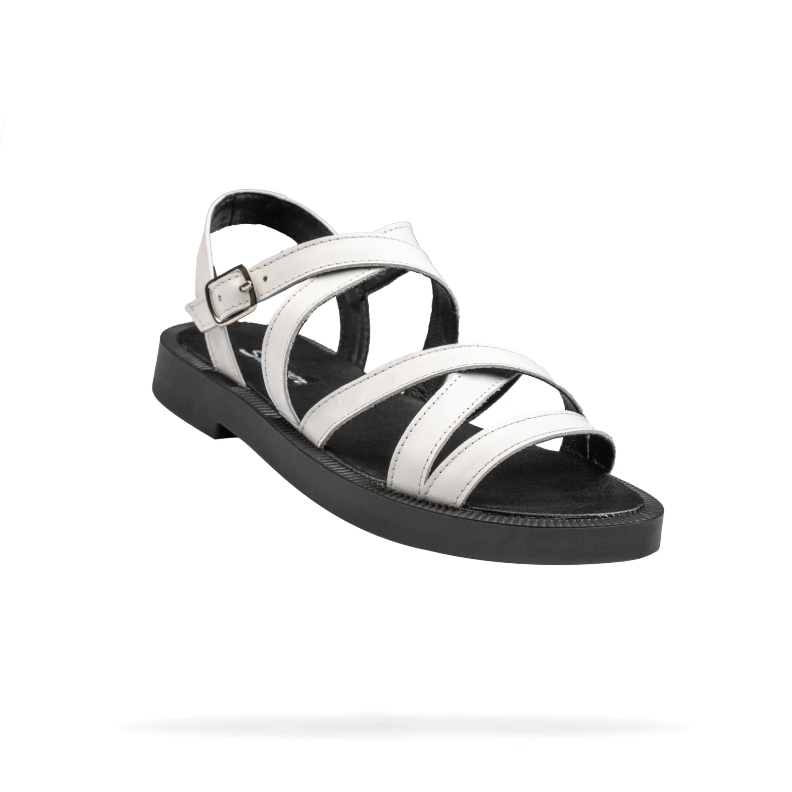 Білі шкіряні сандалі Shtayer Ріо – вигляд під кутом