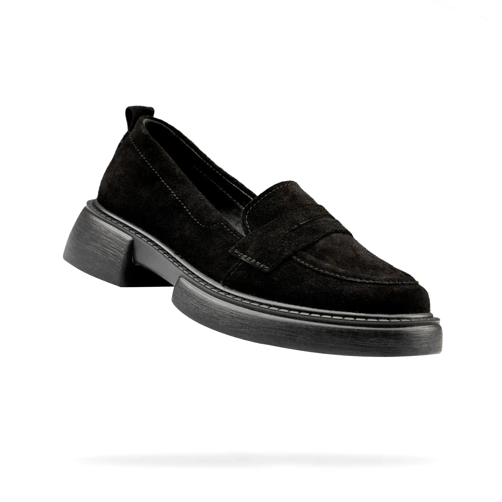 Універсальні чанкі лофери Shtayer Віола, що пасують до джинсів та суконь, фото під кутом