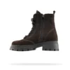 Модні коричневі черевики (шоколад) на грубій підошві Shtayer Бета від українського бренду, вид зліва