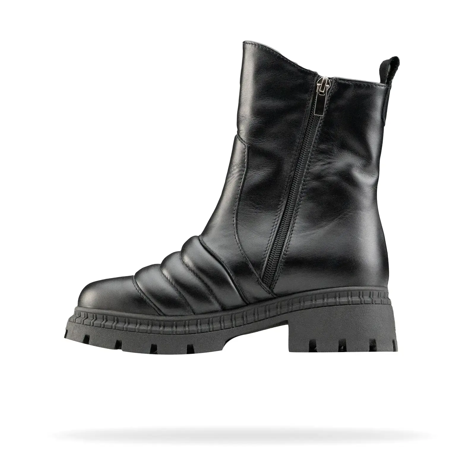 Зручні та модні жіночі черевики на грубій підошві Shtayer Зефір від українського бренду, вид зліва